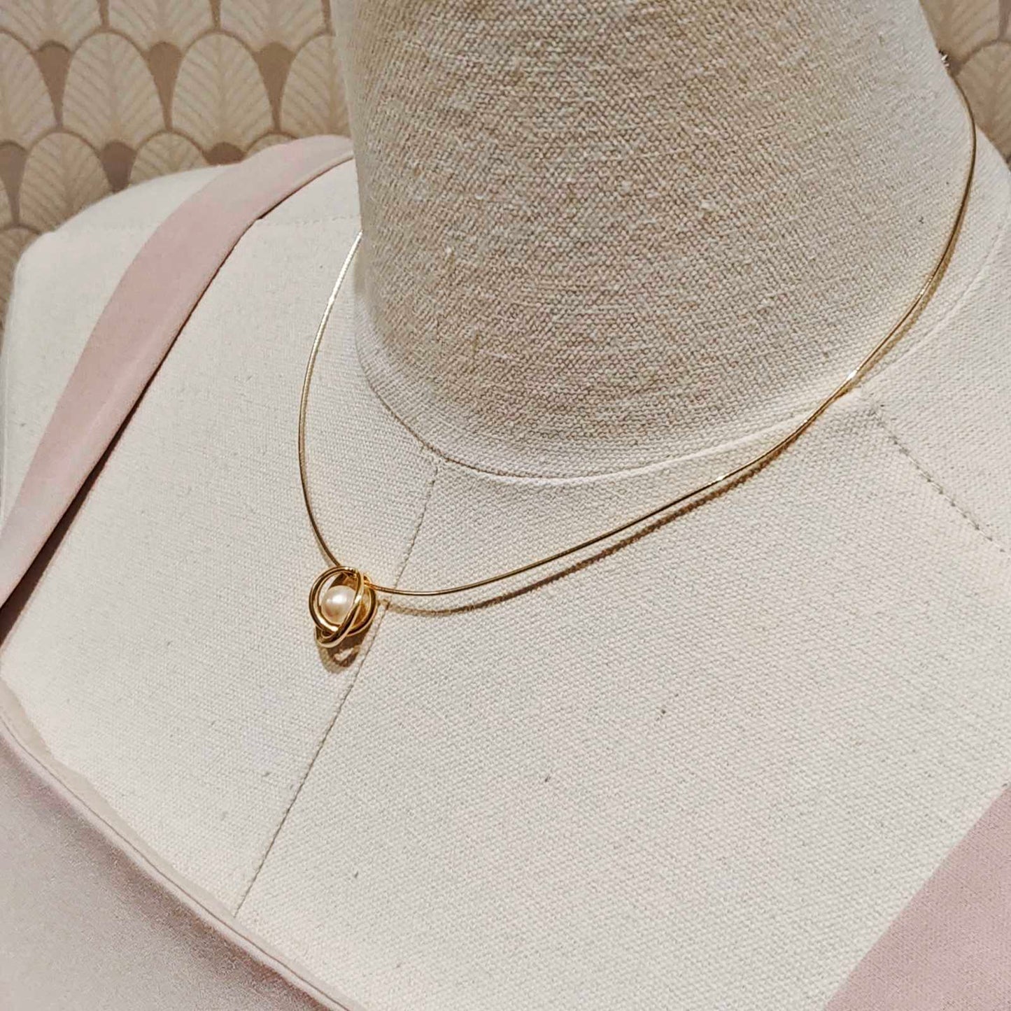 Mikimoto Akoya Pearl Omega Chain Necklace