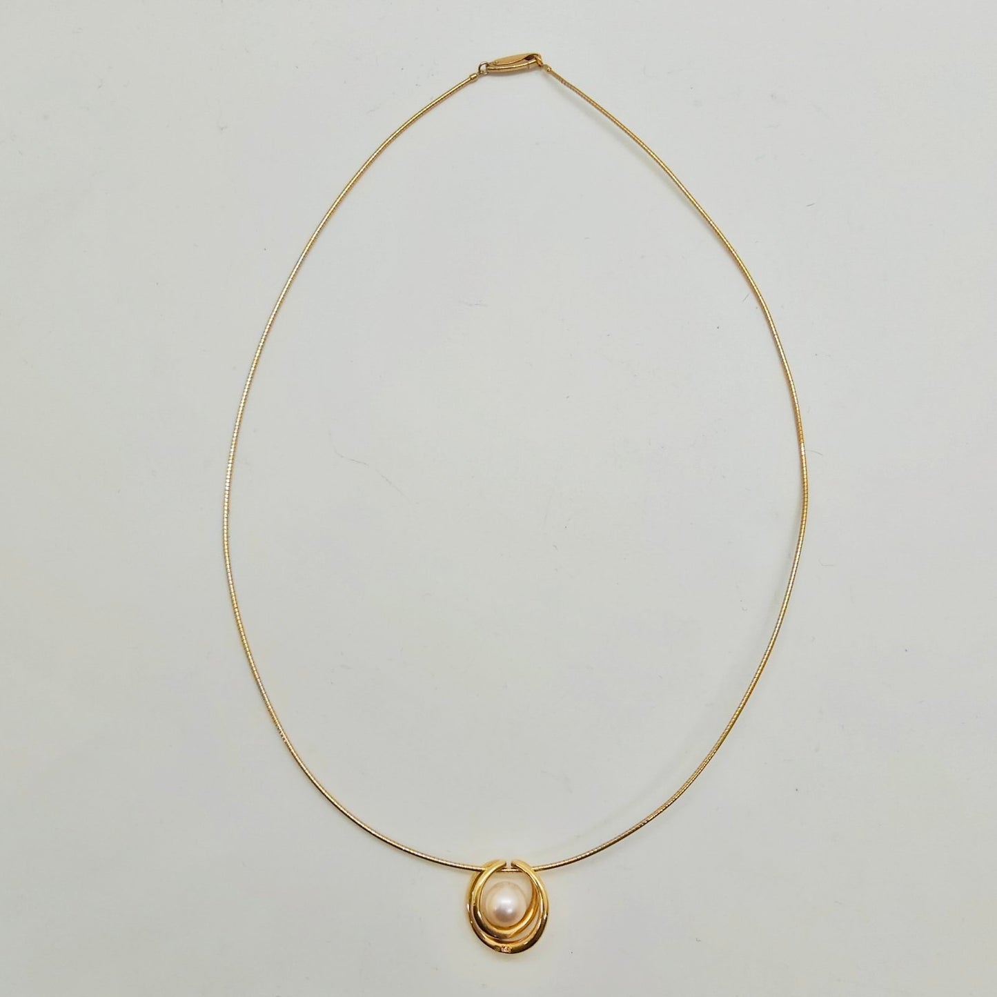 Mikimoto Akoya Pearl Omega Chain Necklace