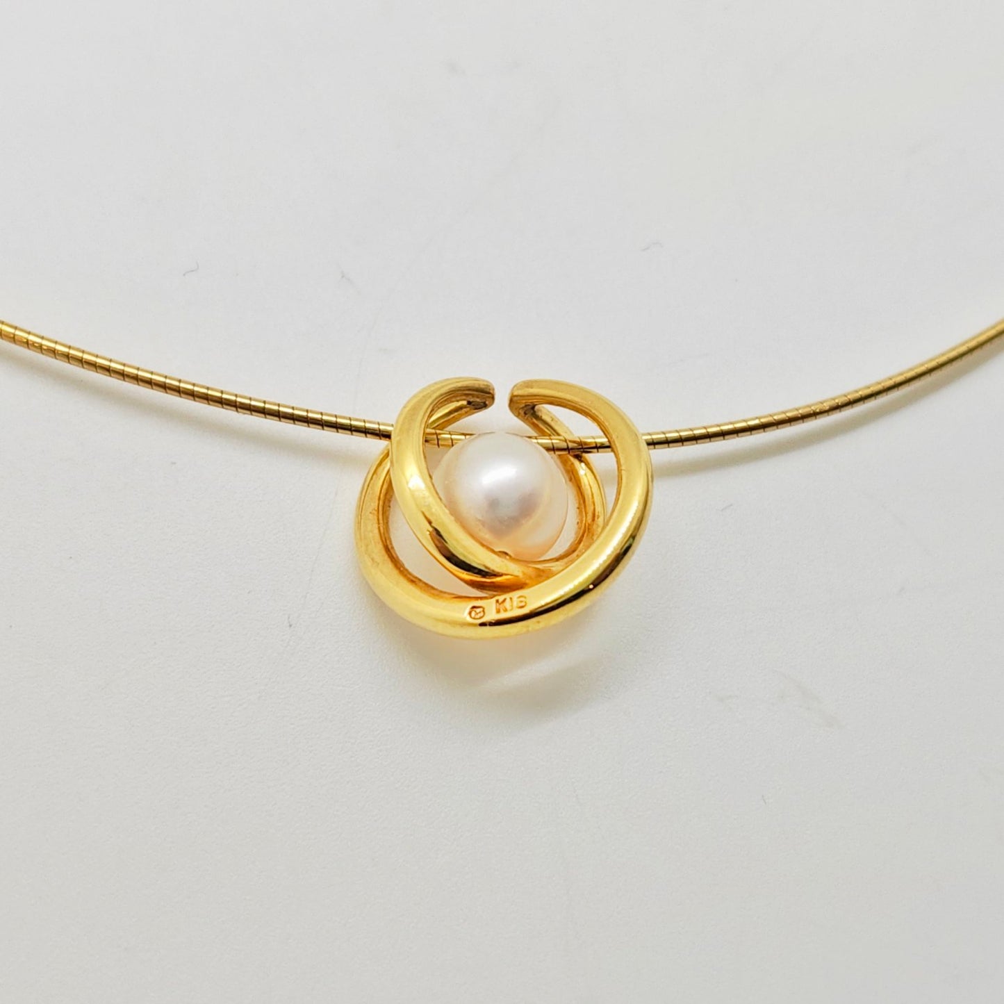 Mikimoto Akoya Pearl Omega Chain Necklace