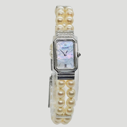 Mikimoto Pearl Bracelet Watch MOP