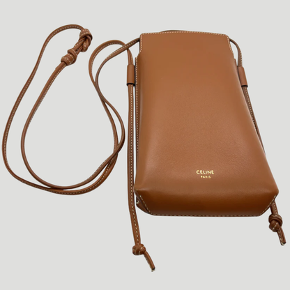 Celine Smooth Lambskin Phone Pouch