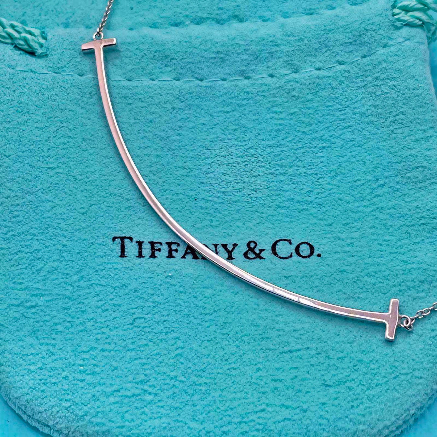 [PRE-OWNED] Tiffany Smile Necklace Large