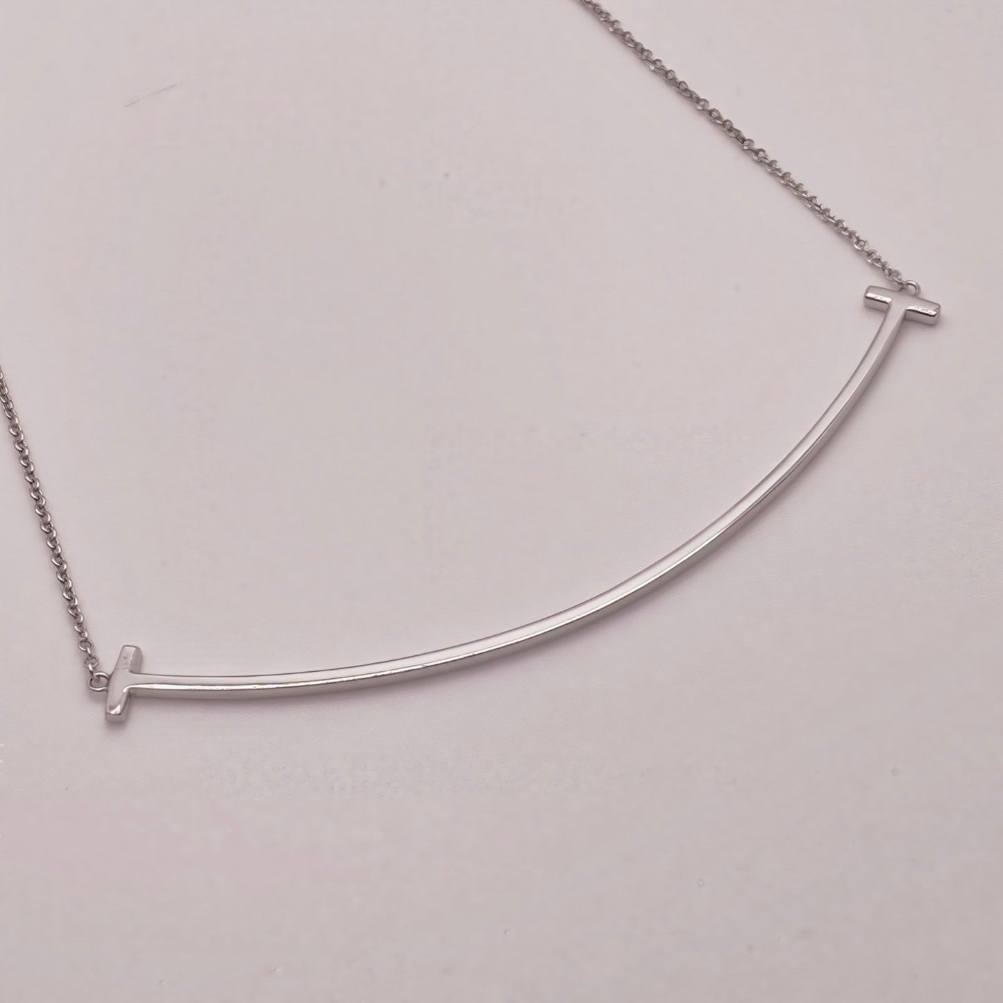[PRE-OWNED] Tiffany Smile Necklace Large