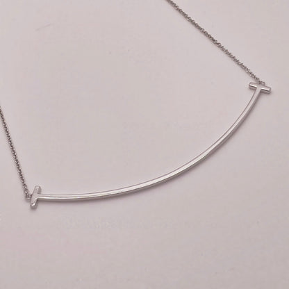 [PRE-OWNED] Tiffany Smile Necklace Large
