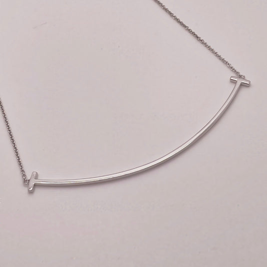[PRE-OWNED] Tiffany Smile Necklace Large