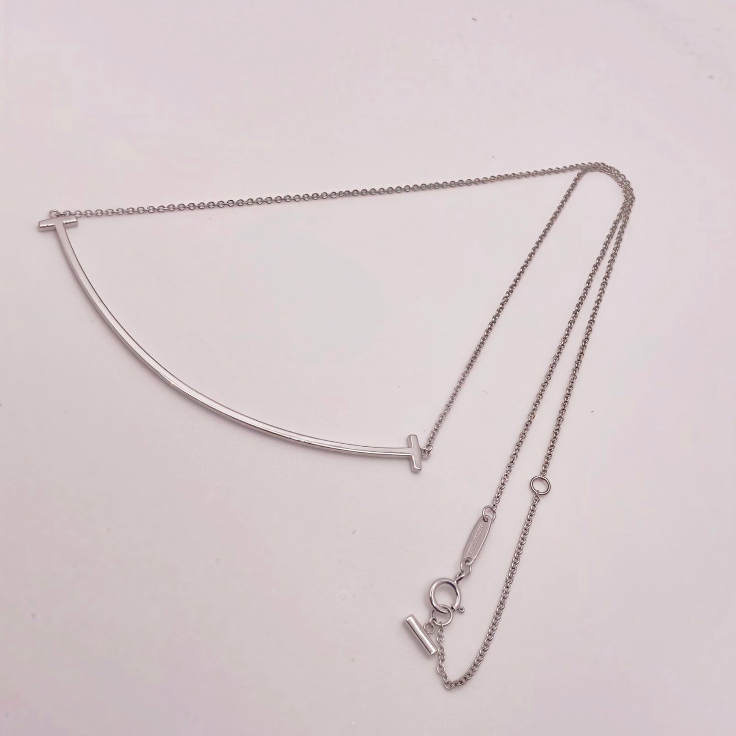 [PRE-OWNED] Tiffany Smile Necklace Large