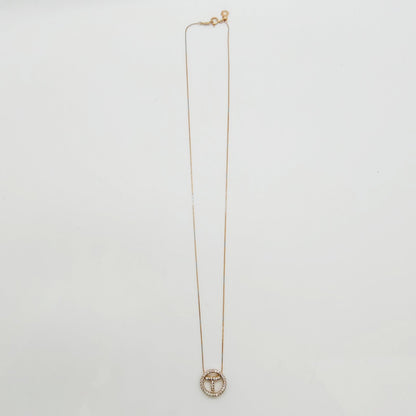 Take Up T Necklace w/ Diamonds