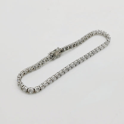 LAB 4 Prong Setting  Tennis Bracelet