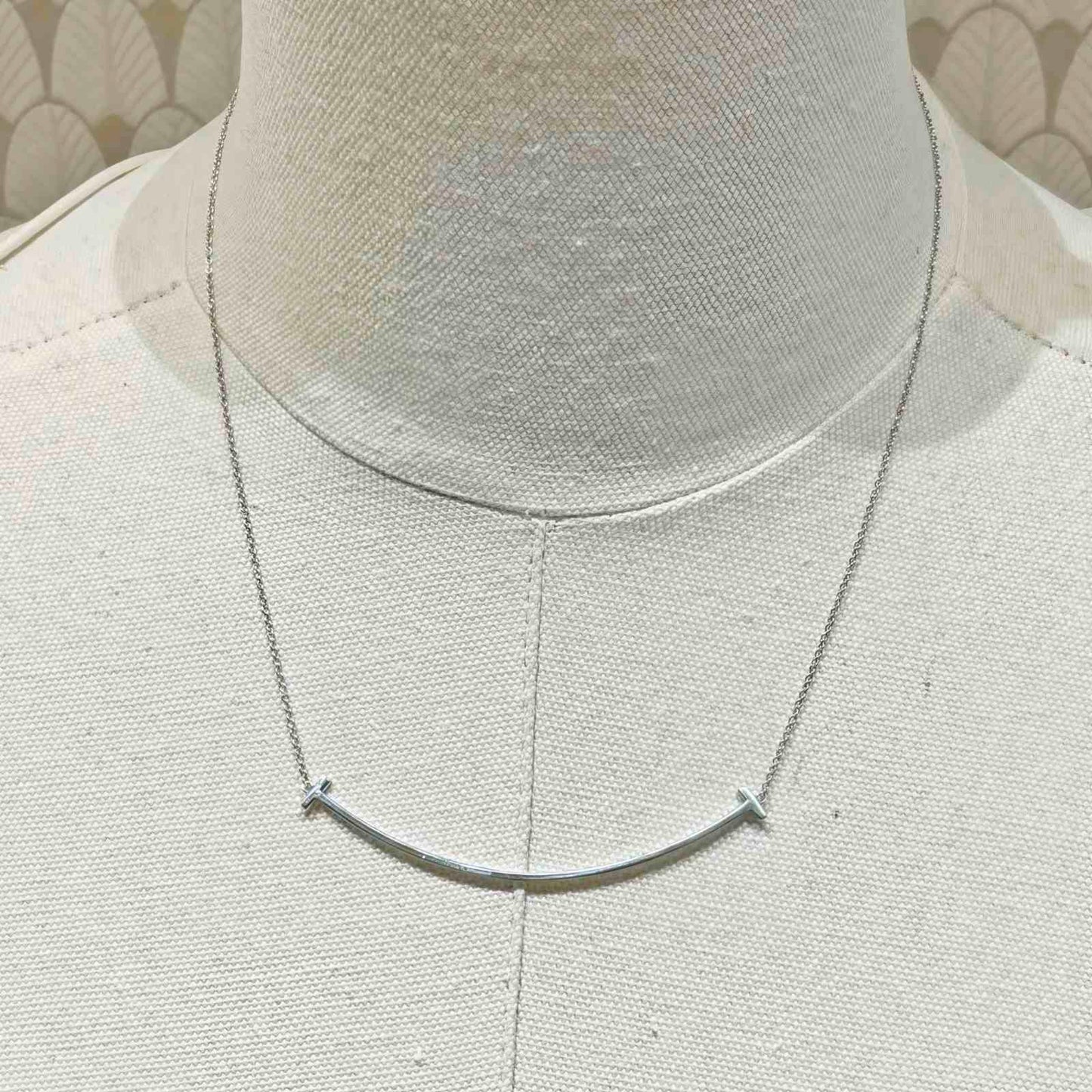 [PRE-OWNED] Tiffany Smile Necklace Large