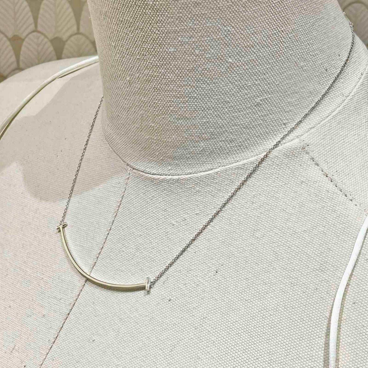 [PRE-OWNED] Tiffany Smile Necklace Large