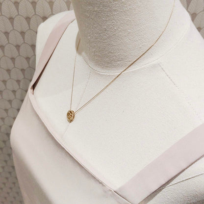 Take Up T Necklace w/ Diamonds