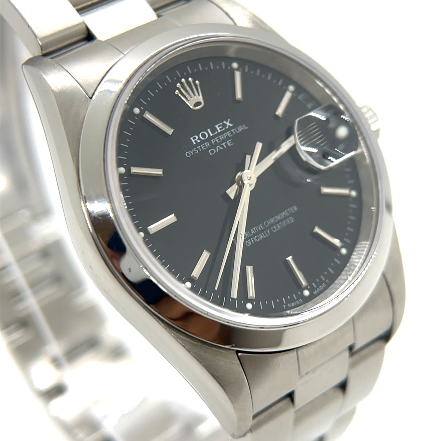 Rolex Oyster Perpetual Date 34mm Black Dial