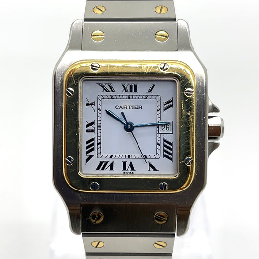 Cartier Santos Carree LM 29mm 18k Yellow Gold &amp; Steel Automatic