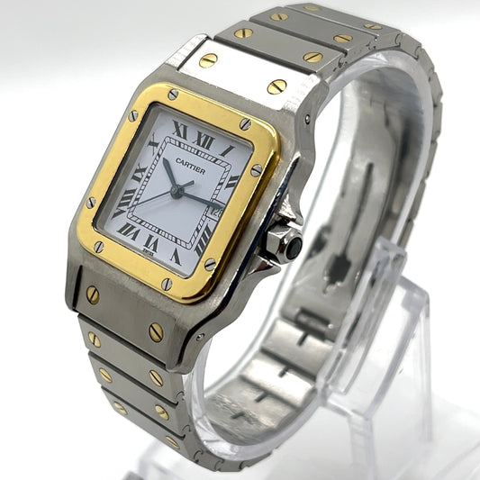 Cartier Santos Carree LM 29mm 18k Yellow Gold &amp; Steel Automatic