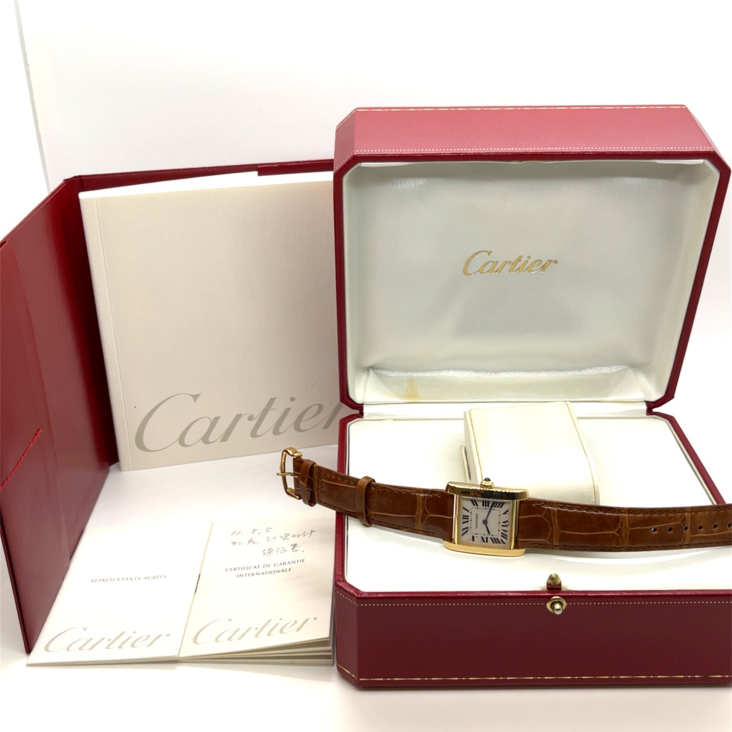 Cartier Tank Francaise 18K Yellow Gold