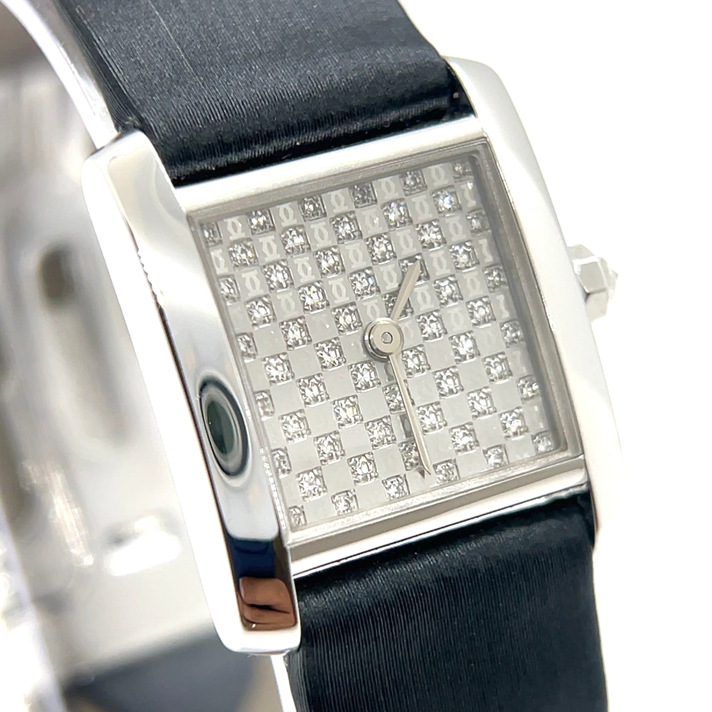 Tank Française Pavé Dial Collection White Gold Diamond