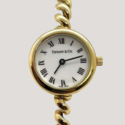 Tiffany & Co. Tifany Vintage Watch K14 Yellow Gold