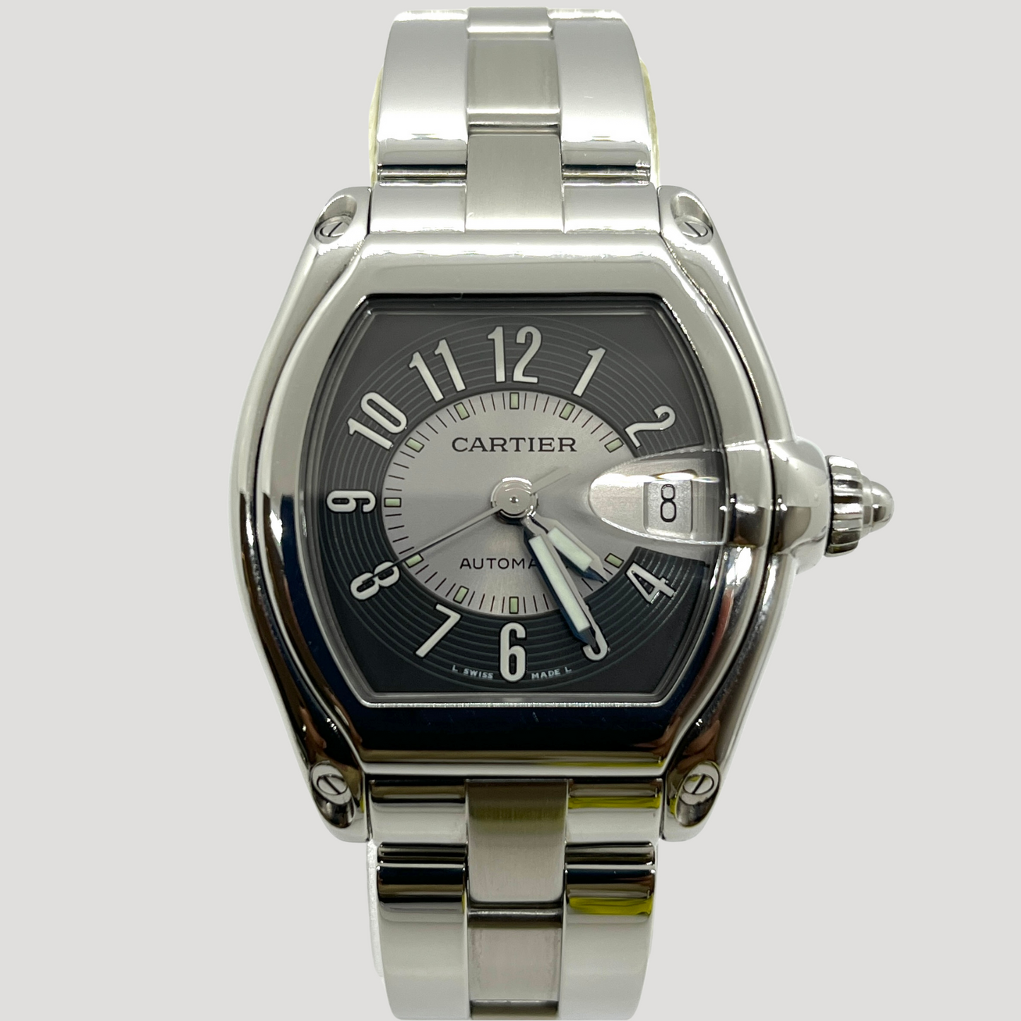 Cartier Roadster LM Black Dial