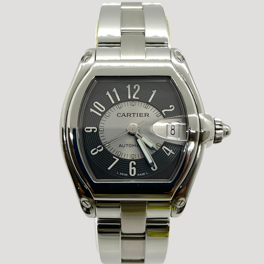 Cartier Roadster LM Black Dial