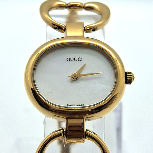 Gucci 1600 Gold Mother of Pearl Dial