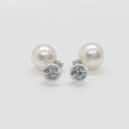 Akoya Pearl 1P Diamond Earring