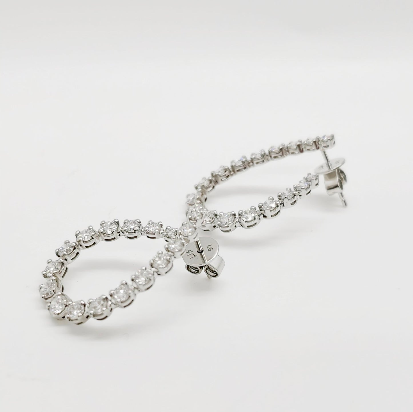 LAB Tear Drop Diamond Earring
