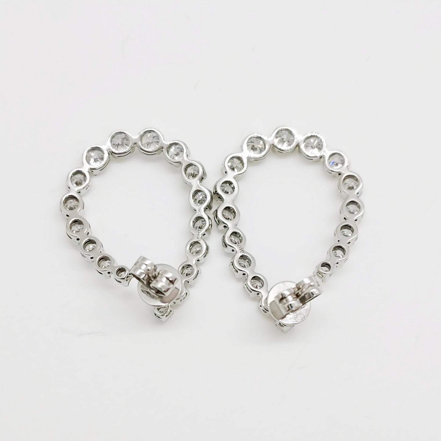 LAB Tear Drop Diamond Earring