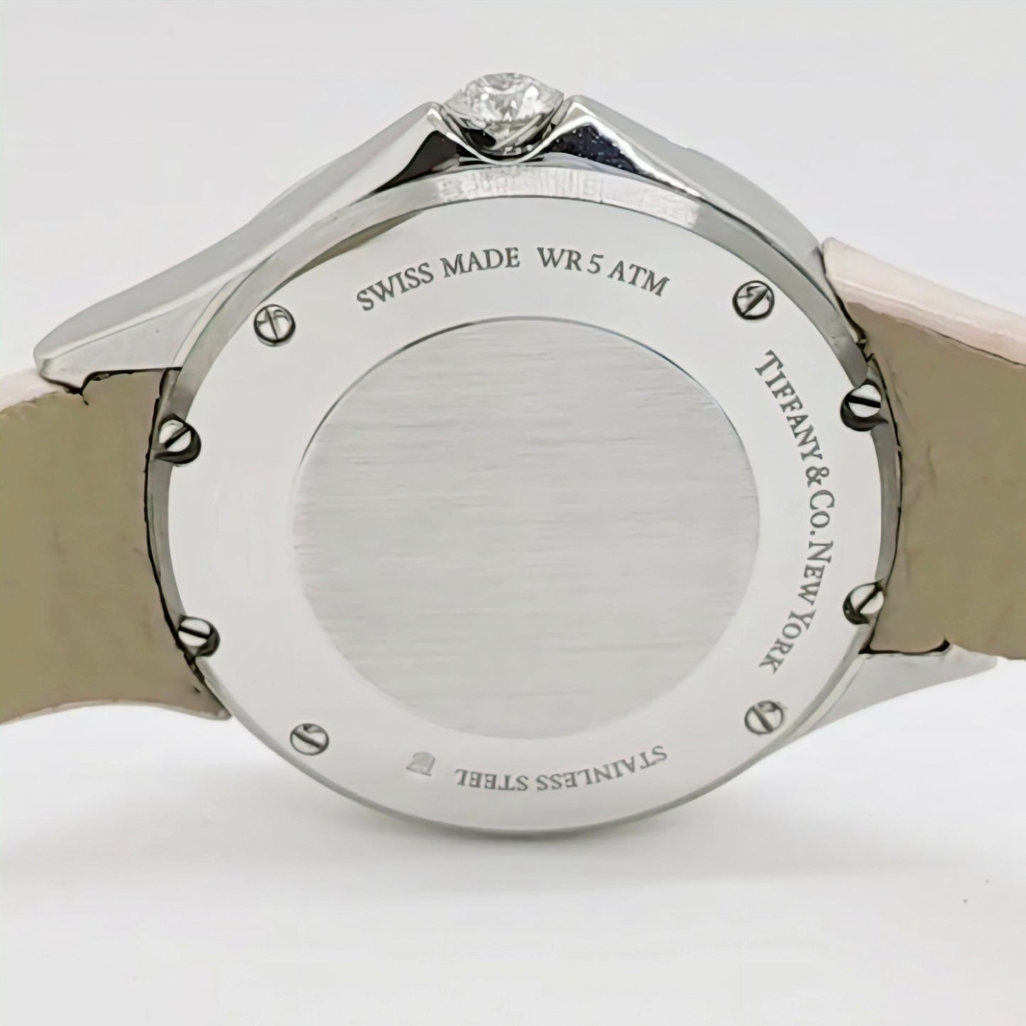 Tiffany Metro 2 8P Diamonds Pink Dial