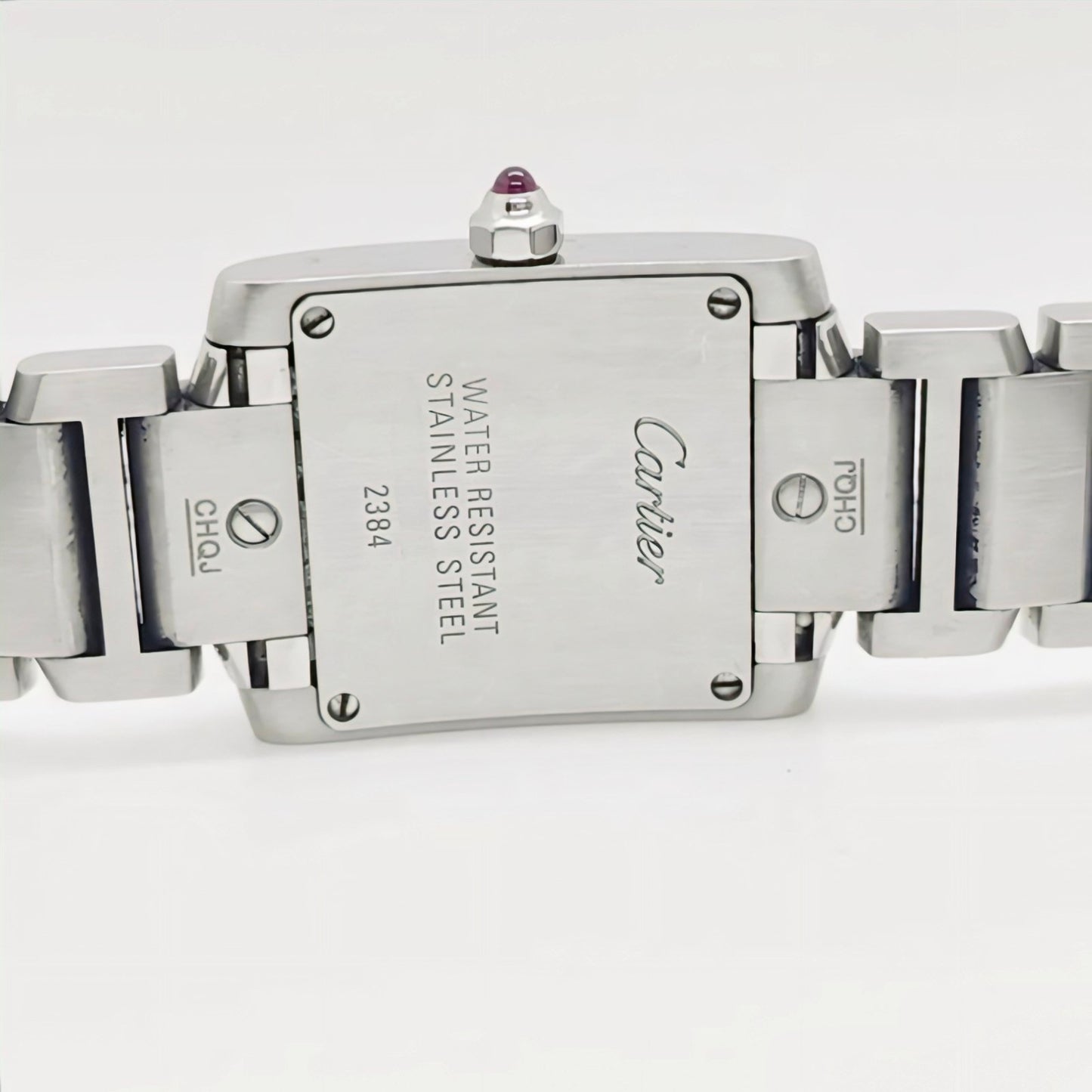 Cartier Tank Francaise Pink MOP Dial SM