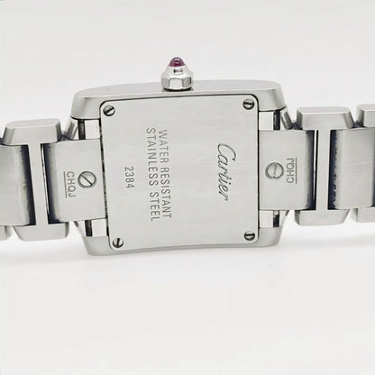 Cartier Tank Francaise Pink MOP Dial SM