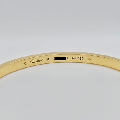 Cartier Mini Love Bangle K18YG
