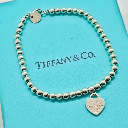 Tiffany Return Blue Silver Bracelet