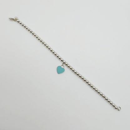 Tiffany Return Blue Silver Bracelet