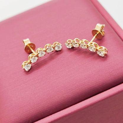 LAB Crawler Crown Setting Earring