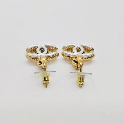 Chanel Gold Dangle Earrings
