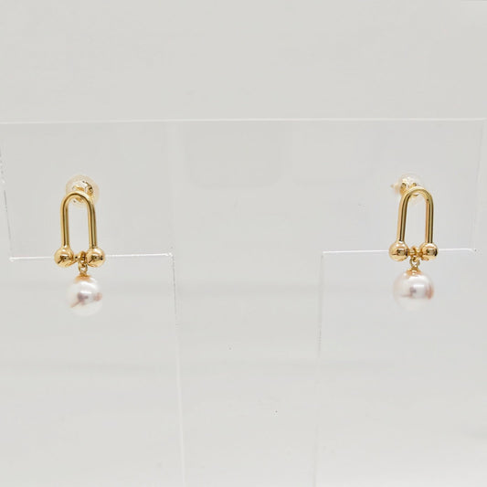 Hardware Link Akoya Pearl Earring