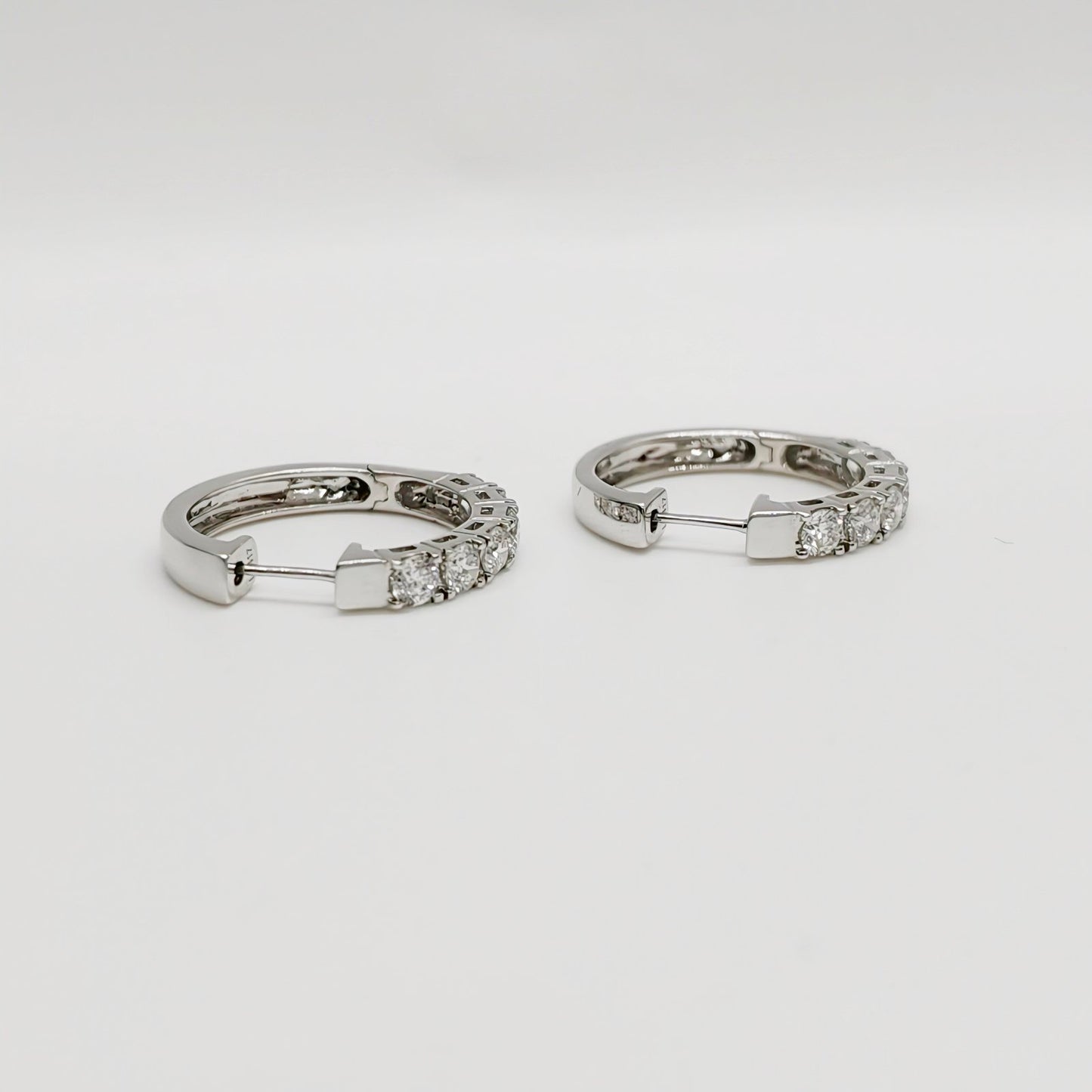 LAB Hoops Half Eternity Earring