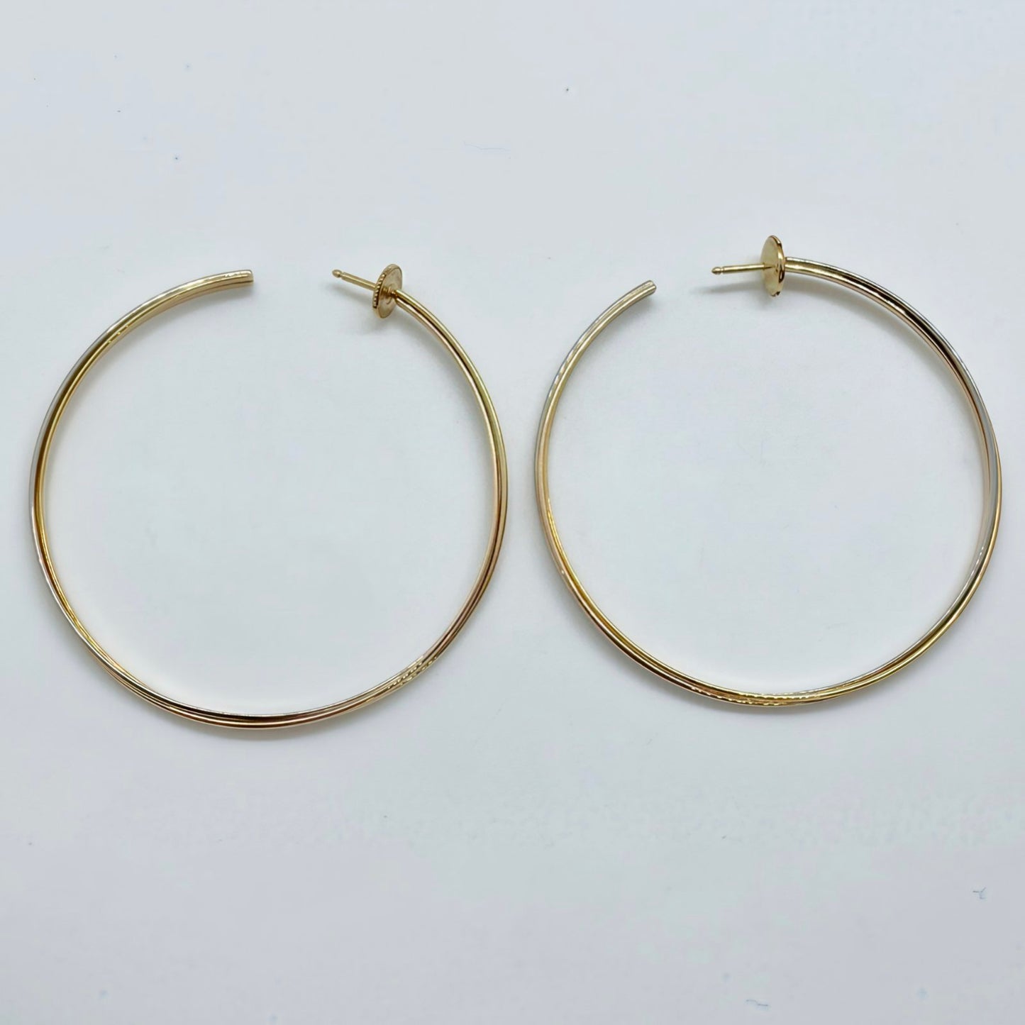 Cartier Trinity Large Hoop Earrings