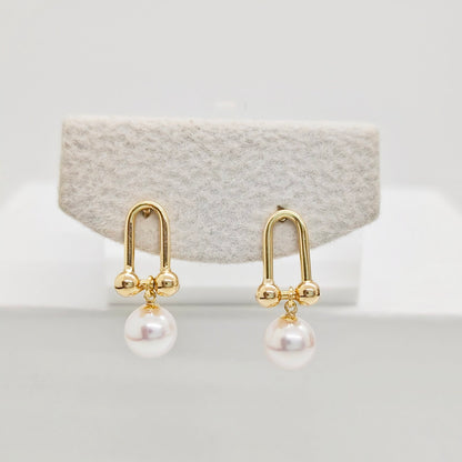Hardware Link Akoya Pearl Earring