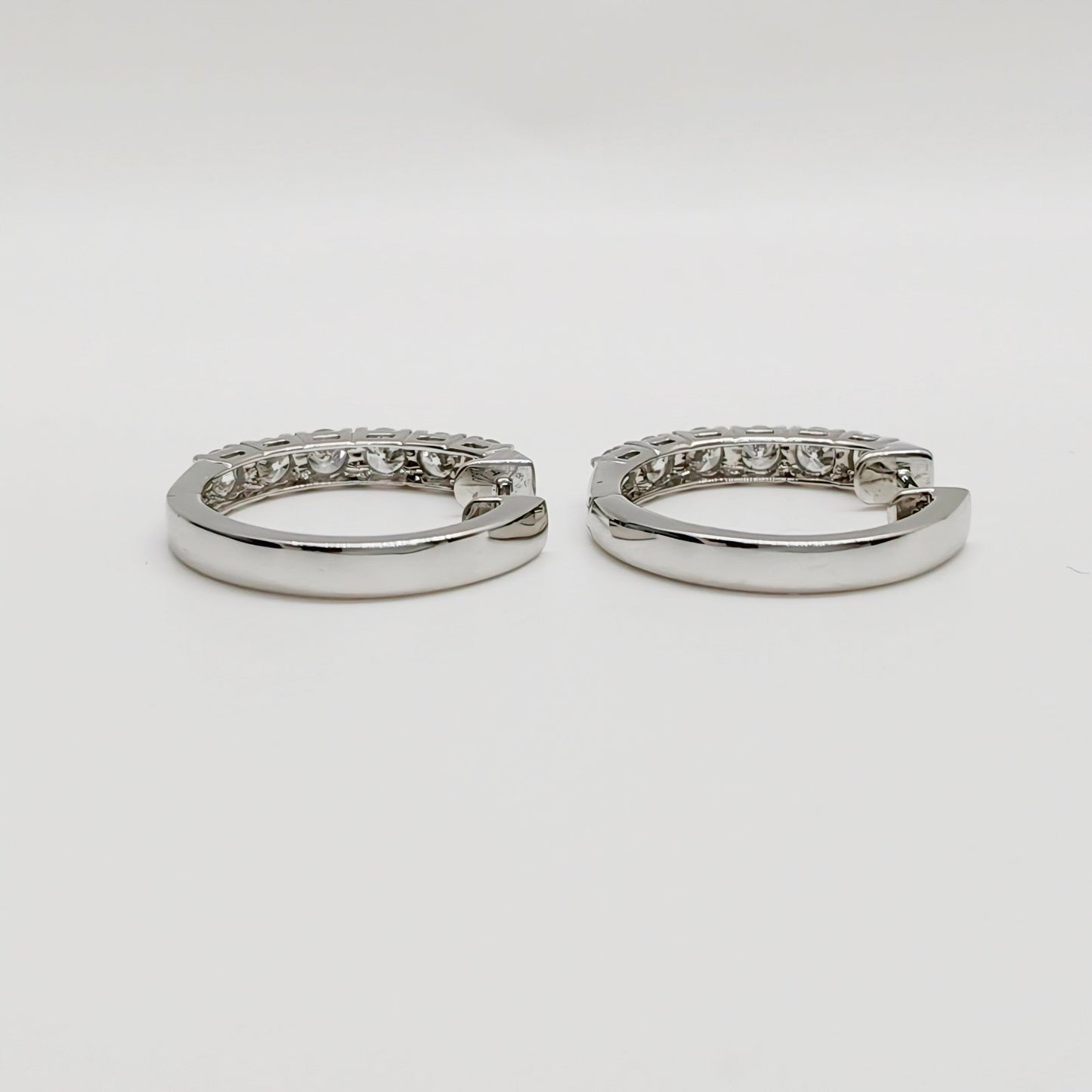 LAB Hoops Half Eternity Earring