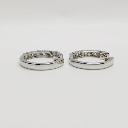 LAB Hoops Half Eternity Earring