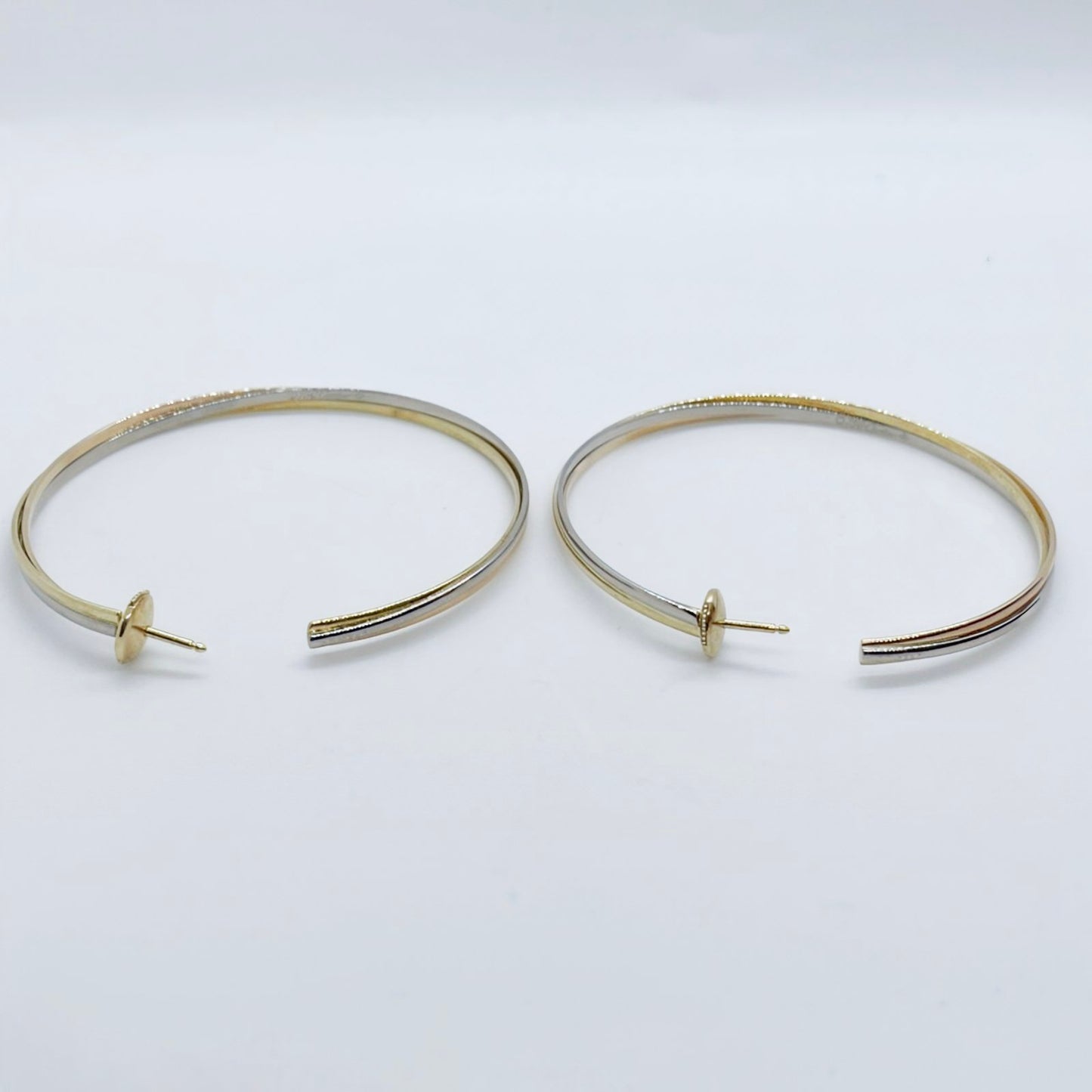 Cartier Trinity Large Hoop Earrings