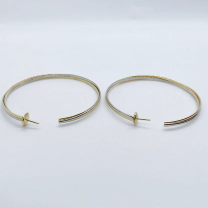 Cartier Trinity Large Hoop Earrings