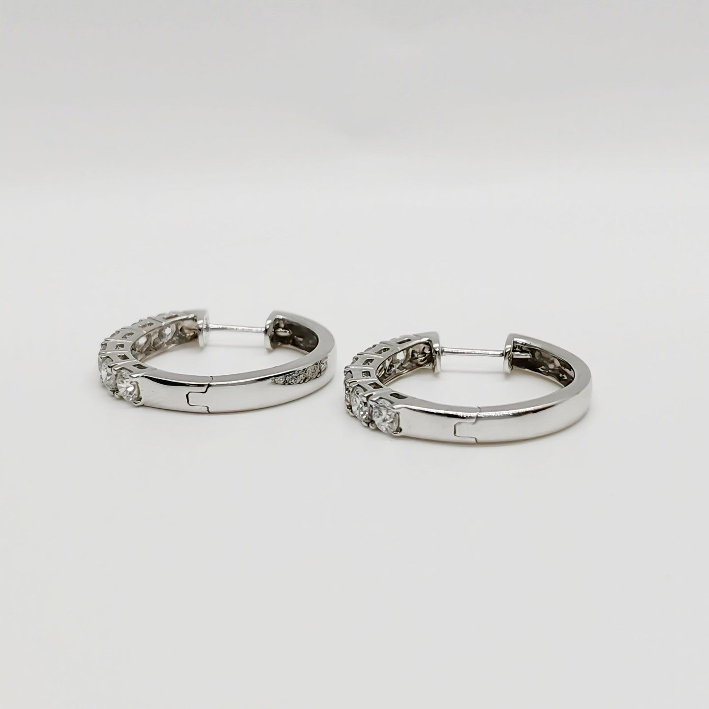 LAB Hoops Half Eternity Earring