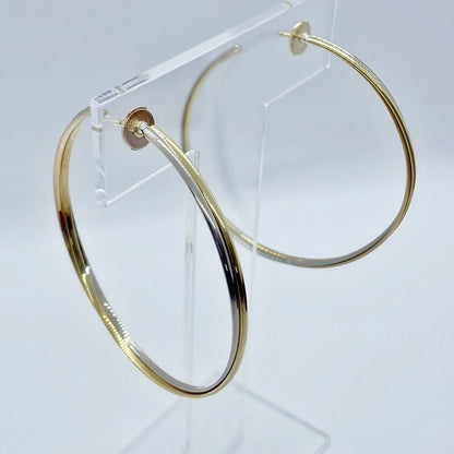 Cartier Trinity Large Hoop Earrings