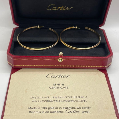 Cartier Trinity Large Hoop Earrings