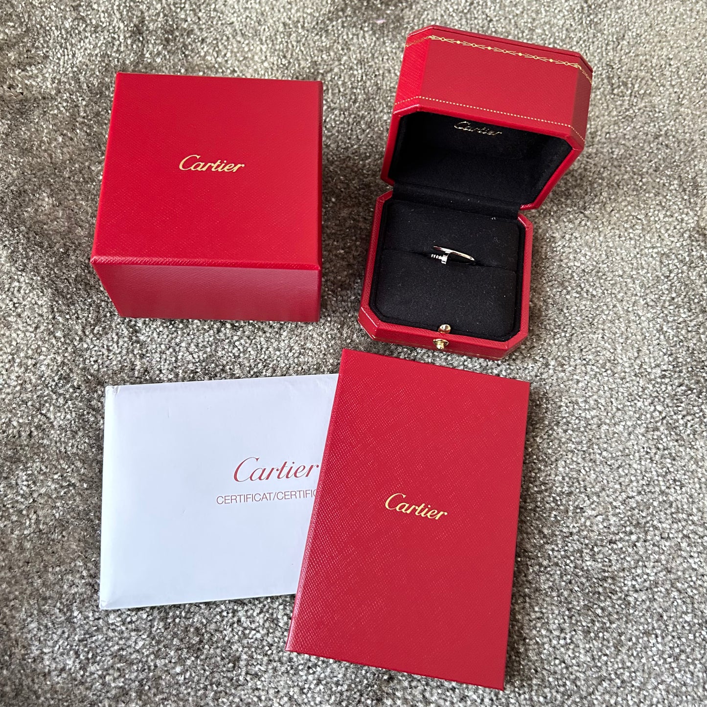 Cartier Nail Ring Size 55