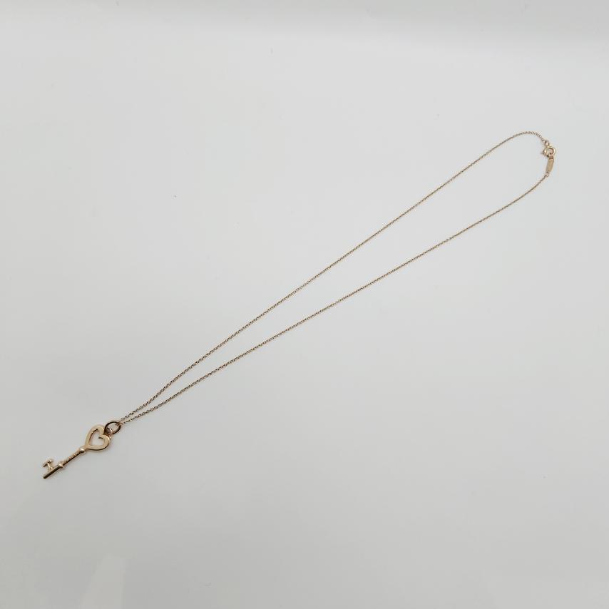 Tiffany & Co. Large Key Heart  Necklace