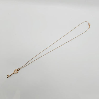 Tiffany & Co. Large Key Heart  Necklace