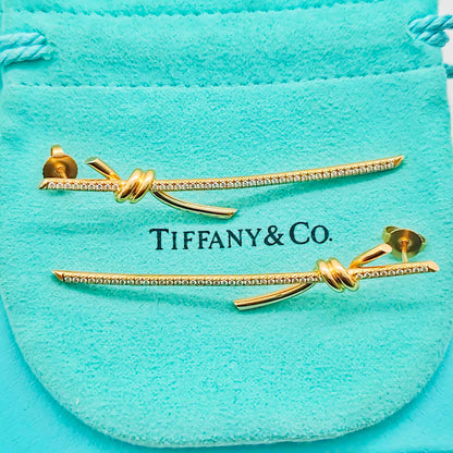 Tiffany Knot Drop Earrings